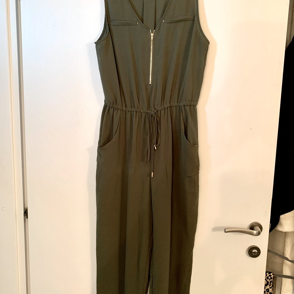 Mind Code Green Jumpsuit